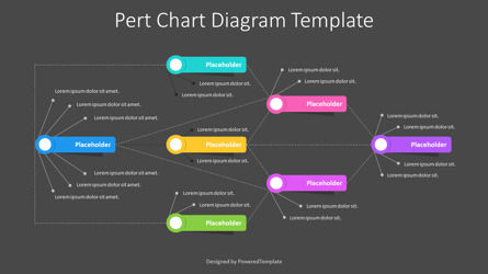 Pert Chart Diagram Template, Slide 3, 11625, Model Bisnis — PoweredTemplate.com