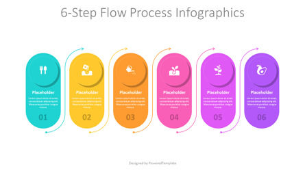 6-Step Flow Process Infographics, Slide 2, 11626, Animated — PoweredTemplate.com