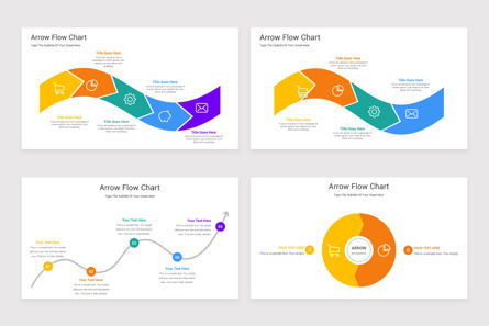 Arrow Flow Chart PowerPoint Template, Slide 3, 11629, Business — PoweredTemplate.com