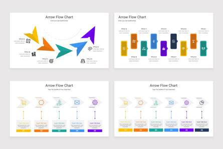 Arrow Flow Chart PowerPoint Template, Slide 6, 11629, Business — PoweredTemplate.com