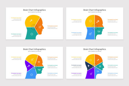 Brain Chart PowerPoint Template, 슬라이드 2, 11631, 비즈니스 — PoweredTemplate.com