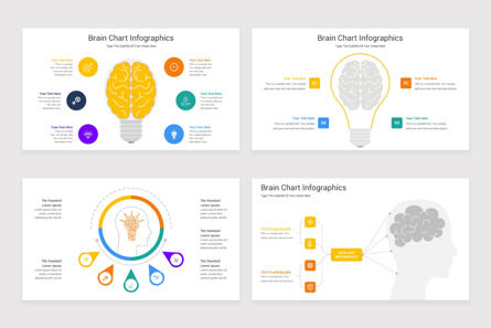 Brain Chart PowerPoint Template, 슬라이드 4, 11631, 비즈니스 — PoweredTemplate.com
