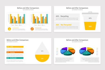 Before and After Comparison PowerPoint Template, Deslizar 4, 11633, Negócios — PoweredTemplate.com