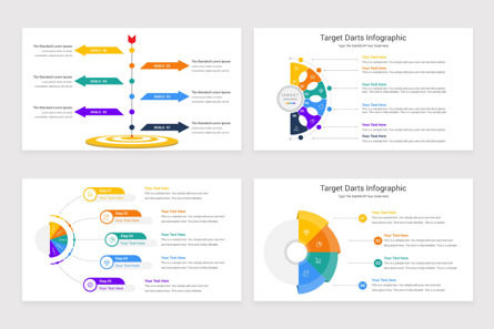 Target Darts PowerPoint Template, Slide 2, 11634, Business — PoweredTemplate.com
