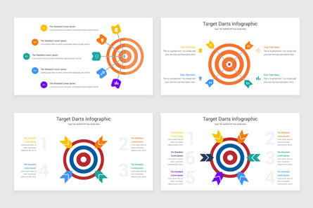 Target Darts PowerPoint Template, Dia 4, 11634, Bedrijf — PoweredTemplate.com
