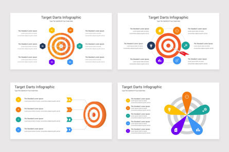 Target Darts PowerPoint Template, Slide 5, 11634, Business — PoweredTemplate.com