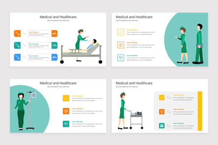 Health Care Infographics PowerPoint Template, 幻灯片 3, 11635, 医药 — PoweredTemplate.com
