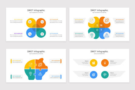 SWOT Infographic PowerPoint Template, 슬라이드 3, 11638, 비즈니스 — PoweredTemplate.com