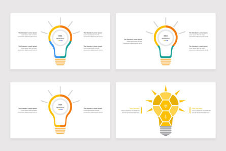 Bulb Idea Concept Infographic PowerPoint Template, Folie 5, 11643, Infografiken — PoweredTemplate.com