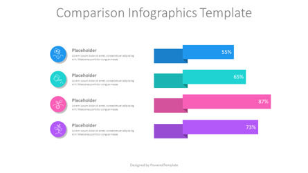 Comparison Infographics Template, Deslizar 2, 11650, Conceitos de Negócios — PoweredTemplate.com