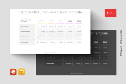 Example RACI Chart Presentation Template, Grátis Tema do Google Slides, 11651, Modelos de Negócio — PoweredTemplate.com