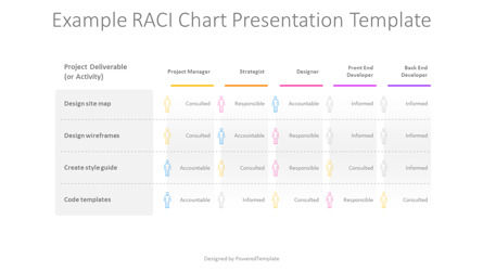 Example RACI Chart Presentation Template, Deslizar 2, 11651, Modelos de Negócio — PoweredTemplate.com