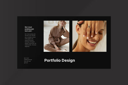 Minimal Portfolio Presentation Template, Diapositiva 4, 11663, Negocios — PoweredTemplate.com