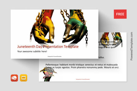 Breaking Chains - Juneteenth Celebration Presentation Template, Free Google Slides Theme, 11679, America — PoweredTemplate.com