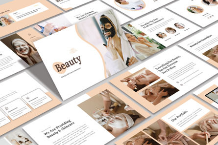 Beauty PowerPoint Presentation Template, PowerPoint Template, 11684, Health and Recreation — PoweredTemplate.com