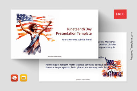 Freedom Fest - Celebrating Juneteenth Presentation Template, Free Google Slides Theme, 11685, America — PoweredTemplate.com
