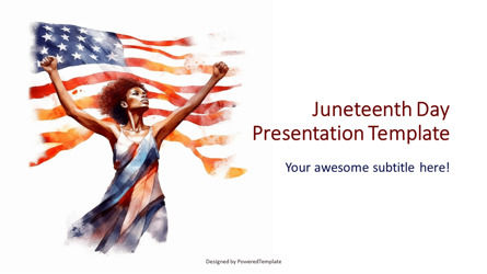 Freedom Fest - Celebrating Juneteenth Presentation Template, Deslizar 2, 11685, América — PoweredTemplate.com