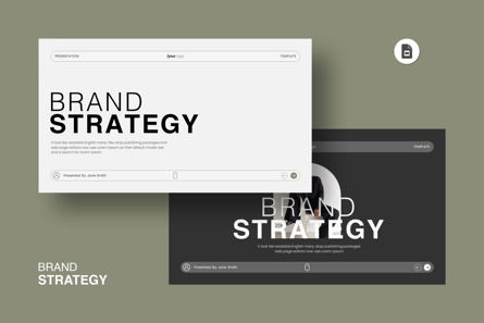 Brand Strategy Google Slides Template, Google 슬라이드 테마, 11687, 비즈니스 — PoweredTemplate.com