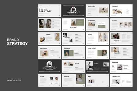 Brand Strategy PowerPoint Template, Diapositiva 10, 11688, Negocios — PoweredTemplate.com