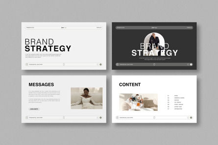 Brand Strategy PowerPoint Template, Diapositiva 4, 11688, Negocios — PoweredTemplate.com