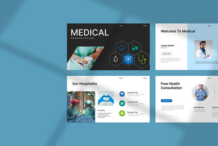 Medical Presentation Template, Deslizar 2, 11692, Negócios — PoweredTemplate.com