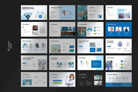 Medical Presentation Template, Diapositiva 8, 11692, Negocios — PoweredTemplate.com