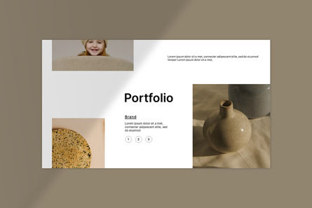 Portfolio Presentation Template, Slide 3, 11693, Business — PoweredTemplate.com