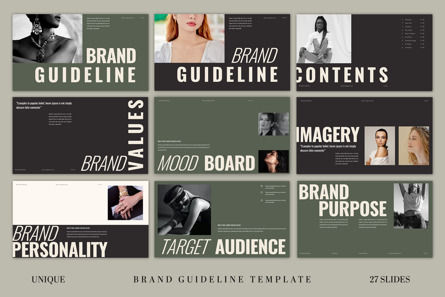 Brand Guideline Presentation Template, Deslizar 2, 11698, Negócios — PoweredTemplate.com