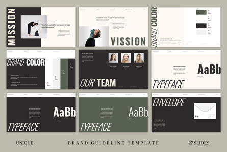 Brand Guideline Presentation Template, Deslizar 3, 11698, Negócios — PoweredTemplate.com