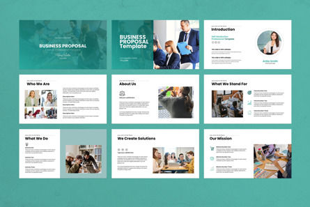 Business Proposal Presentation Template, Diapositiva 5, 11703, Negocios — PoweredTemplate.com