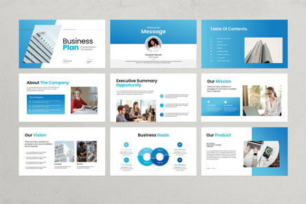 Business Paln Presentation Template, Diapositiva 5, 11704, Negocios — PoweredTemplate.com