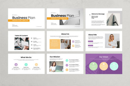 Business Plan Presentation Template, Diapositiva 5, 11705, Negocios — PoweredTemplate.com