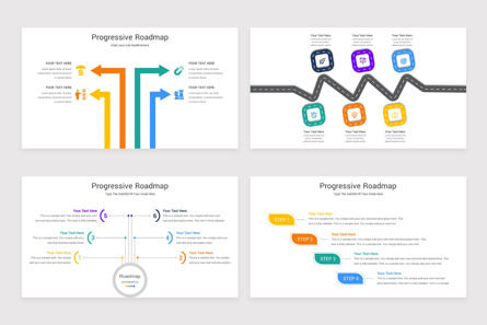 Progressive Roadmap Google Slides Template, Deslizar 5, 11717, Negócios — PoweredTemplate.com