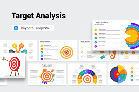 Target Analysis Keynote Template, Template Keynote, 11722, Bisnis — PoweredTemplate.com