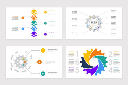 Gear System Diagram Google Slides Template, Diapositive 5, 11735, Business — PoweredTemplate.com