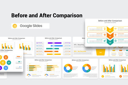 Before and After Comparison Google Slides Template, 11737, Business — PoweredTemplate.com