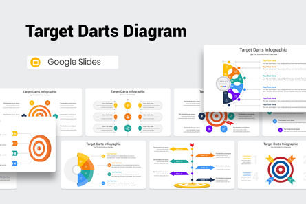Target Darts Google Slides Template, Tema Google Slides, 11738, Bisnis — PoweredTemplate.com