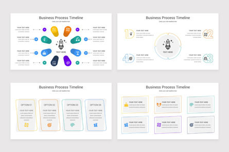 Business Process Timeline Keynote Template, Deslizar 5, 11743, Negócios — PoweredTemplate.com
