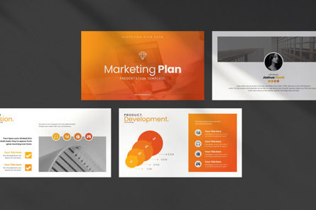 Marketing Plan Presentation Template, Slide 3, 11760, Business — PoweredTemplate.com