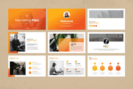 Marketing Plan Presentation Template, Slide 5, 11760, Business — PoweredTemplate.com
