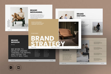 Brand Strategy Presentation Template, Modelo do PowerPoint, 11761, Negócios — PoweredTemplate.com