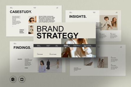 Brand Strategy Presentation Template, PowerPoint模板, 11763, 商业 — PoweredTemplate.com