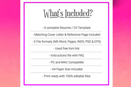 Modern Word Resume Template Resume - Sp P Slide3 