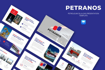 Petranos - Petroleum Oil Gas Keynote Template, Plantilla de Keynote, 11772, Profesiones/ Industria — PoweredTemplate.com