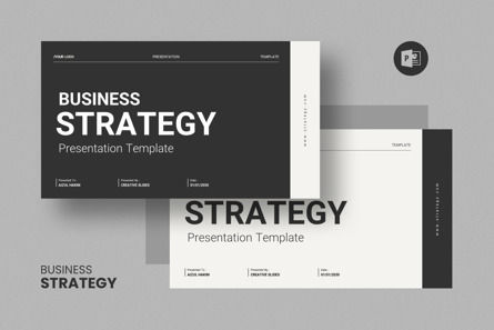 Business Strategy Presentation Template, PowerPoint Template, 11785, Business — PoweredTemplate.com