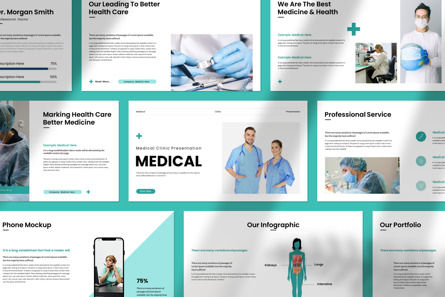 Medical Presentation Template, PowerPoint Template, 11788, Medical — PoweredTemplate.com