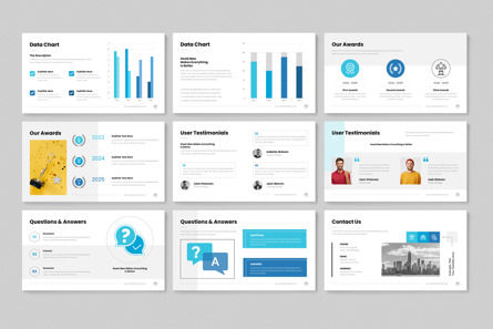 Business Plan Presentation PowerPoint Template, スライド 12, 11790, ビジネス — PoweredTemplate.com