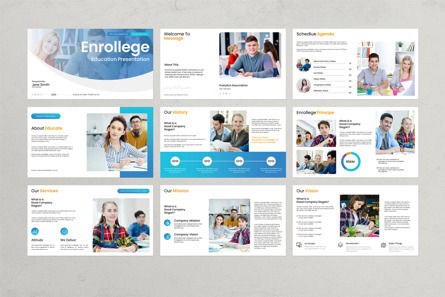 Educate Presentation Template, Diapositive 5, 11791, Business — PoweredTemplate.com