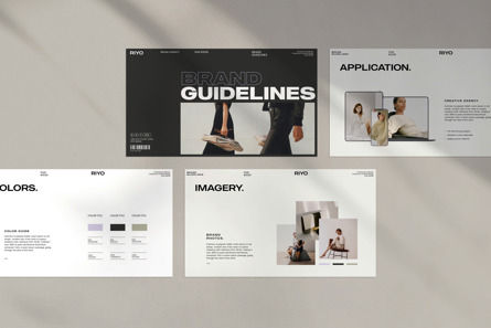Brand Guideline Presentation Template, Diapositiva 3, 11793, Negocios — PoweredTemplate.com