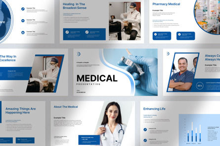 Medical Presentation Template, Modello PowerPoint, 11798, Medico — PoweredTemplate.com